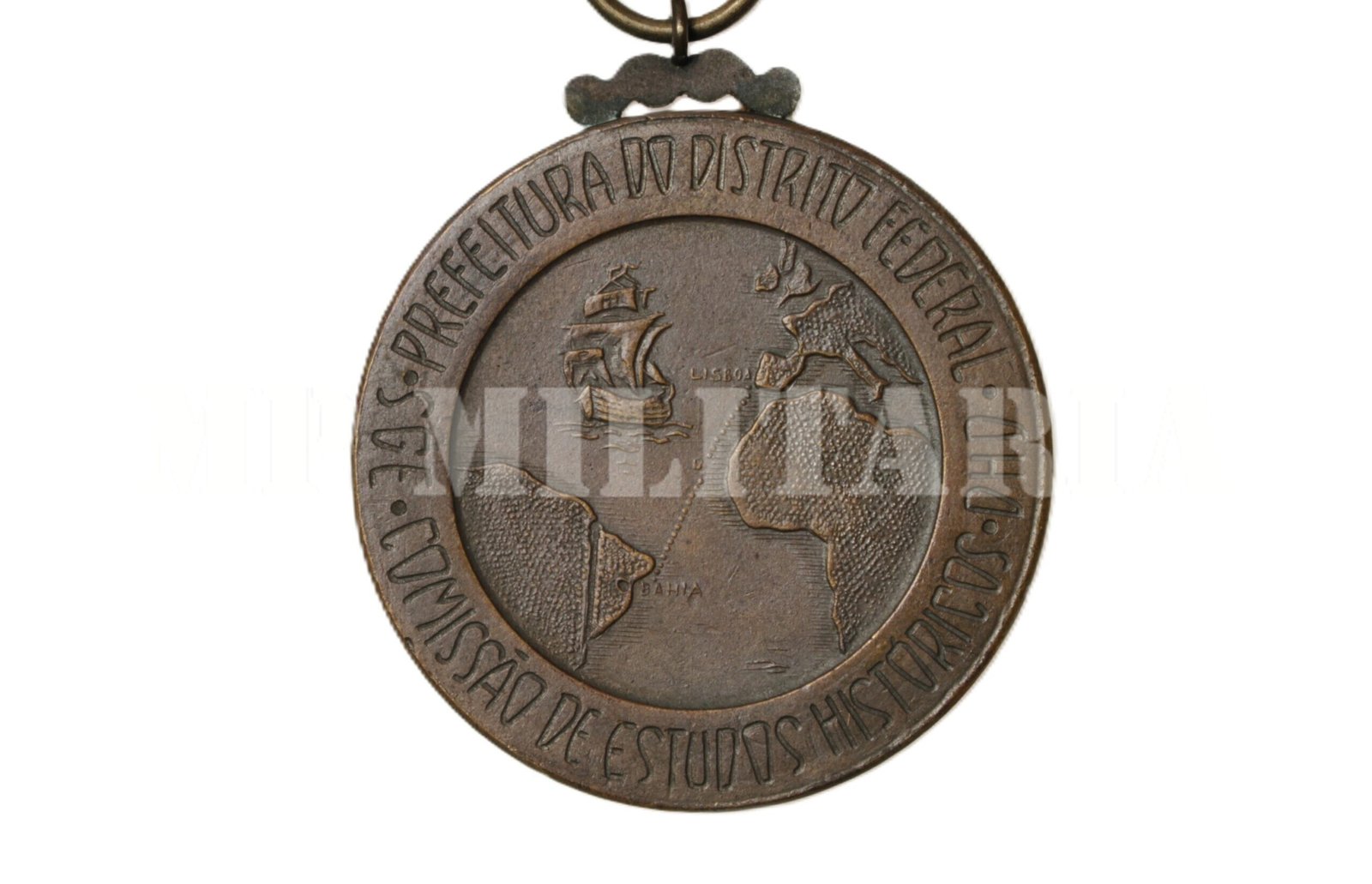 MEDALHA 4º CENTENÁRIO DA CHEGADA PADRE JOSÉ DE ANCHIETA - 1953 - Imagem 4
