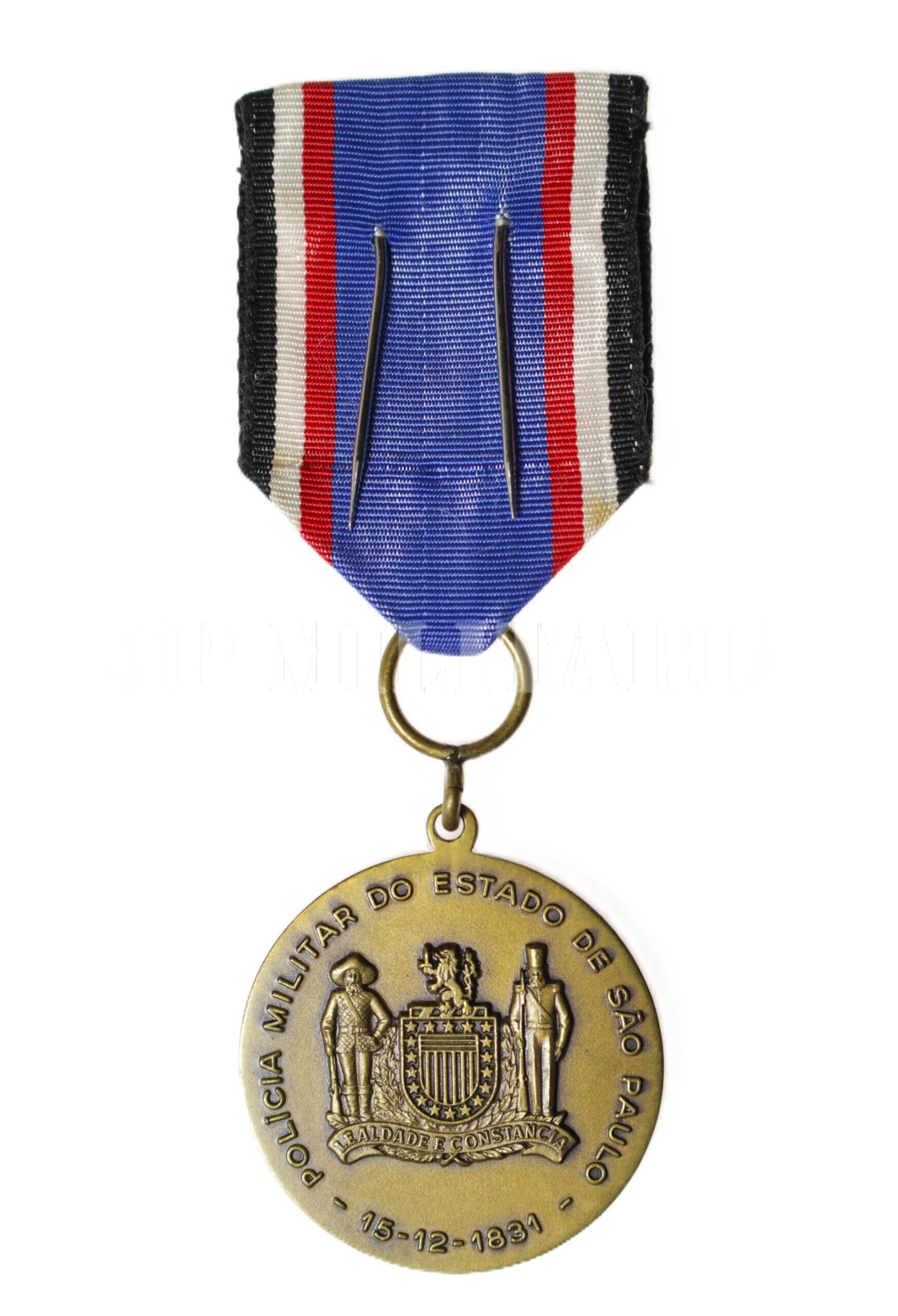 CONJUNTO DA MEDALHA BRIGADEIRO TOBIAS • POLÍCIA MILITAR DE SÃO PAULO - 3º MODELO - Imagem 6
