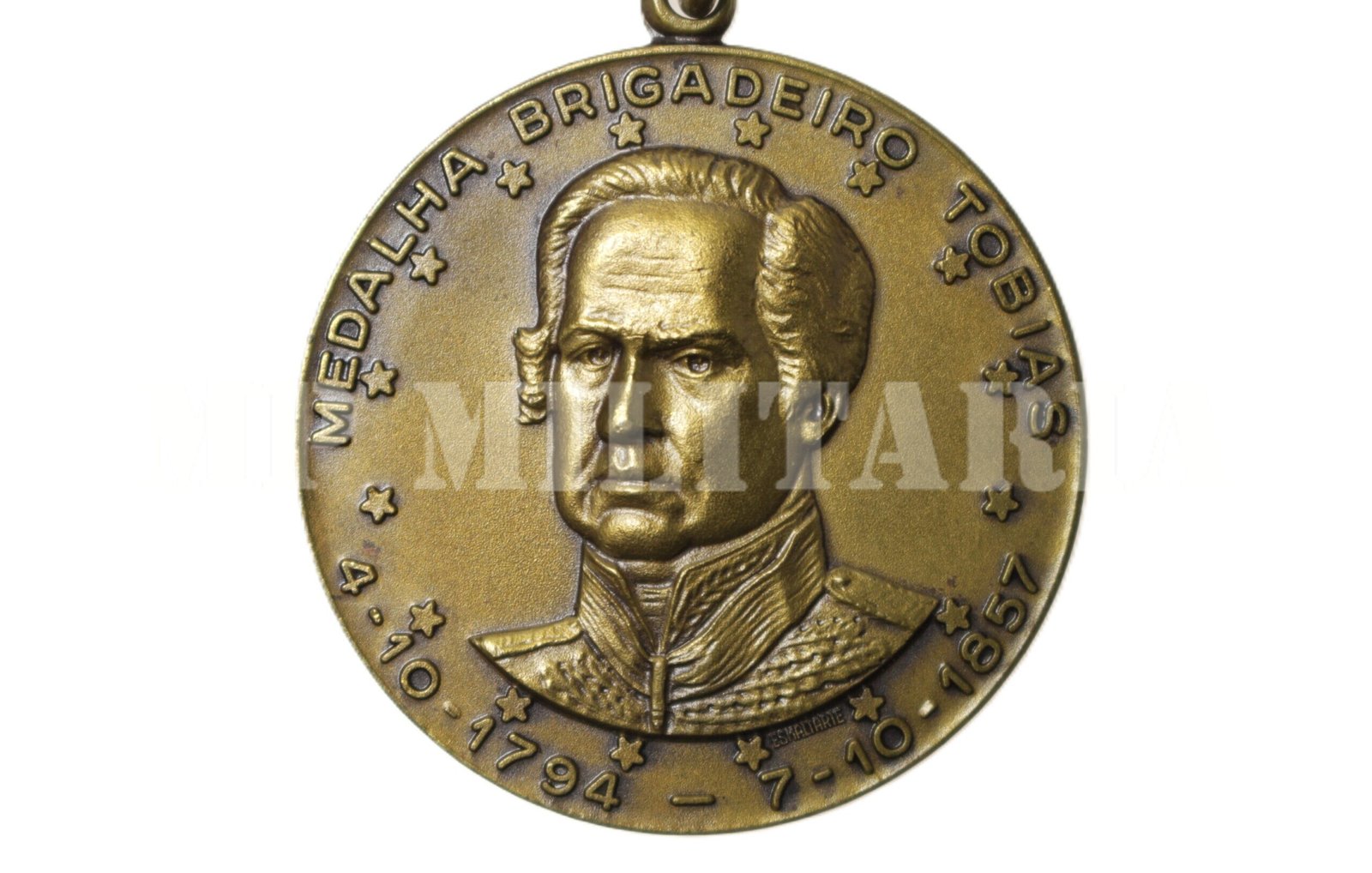 CONJUNTO DA MEDALHA BRIGADEIRO TOBIAS • POLÍCIA MILITAR DE SÃO PAULO - 3º MODELO - Imagem 4